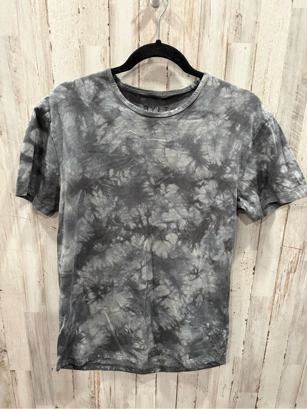 BYLT Gray Cloud Dye Tee 100% Cotton Premium Basics Men’s Small Gym Workout